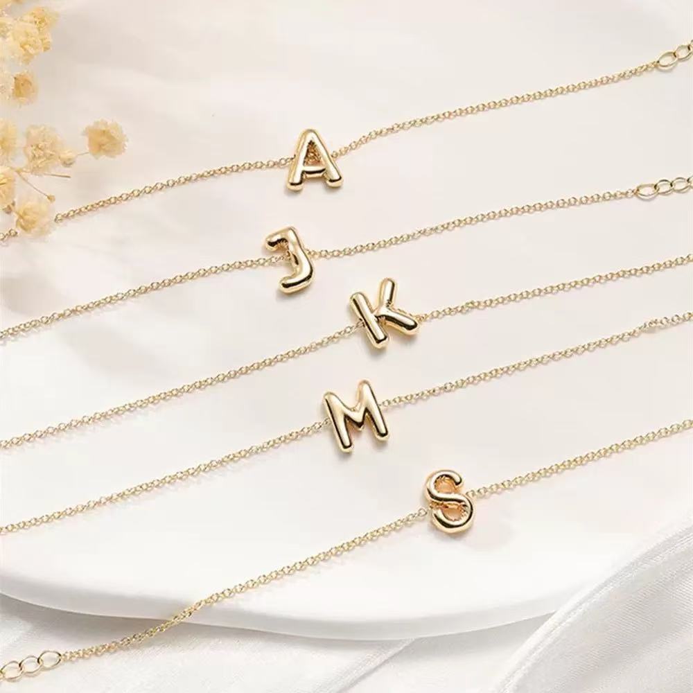 hot-selling 26-letter anklet for women, versatile minimalist creative ankle chain, niche initial beach style new anklet jewelry