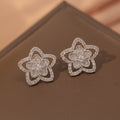 [titanium steel] cross-border new copper inlaid zirconium five-pointed star necklace for women, high-end niche design, versatile pendant jewelry