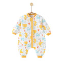 Newborn baby sleeping bag - autumn/winter style, anti-kick quilt, unisex baby padded sleeping bag with leg opening