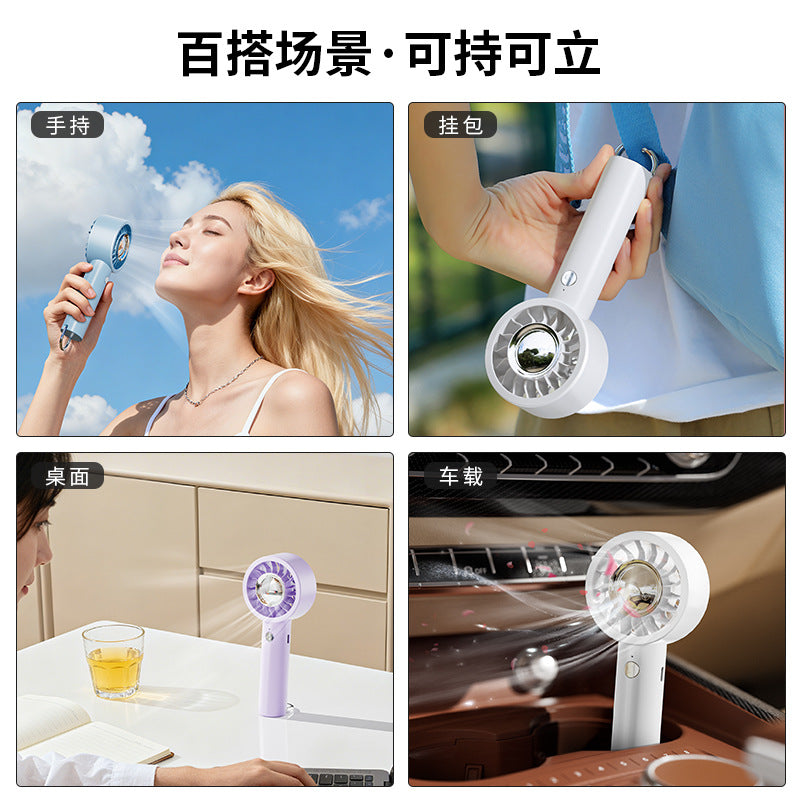 new arrival handheld aroma diffuser fan - usb powered, home/desk/outdoor mini portable circulation mosquito repellent fan - wholesale