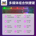 Viewsonic cu3500 wired mechanical feel keyboard and mouse combo - gaming illuminated keyboard and mouse set for esports