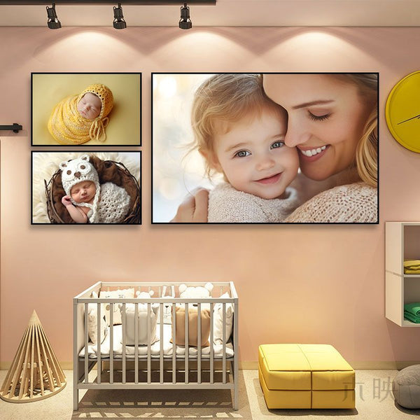 Maternal and infant room wall decoration painting confinement center newborn hanging painting maternity and children's hospital baby room warm mural