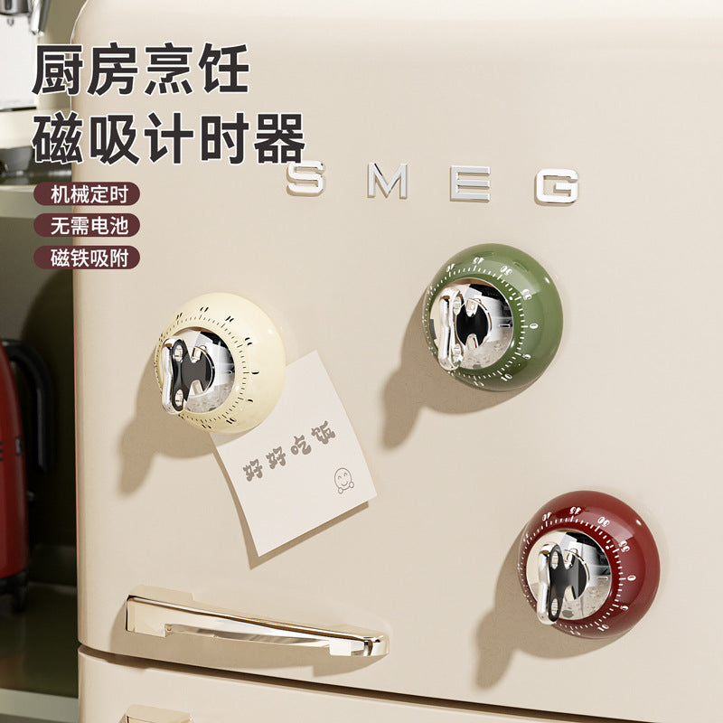 Magnetic timer mechanical timer kitchen countdown timer alarm clock learning special reminder time manager
