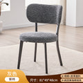 Italian minimalist dining chair, nordic designer chair, direct from the factory, wholesale, backrest chair, accessible luxury dining chair