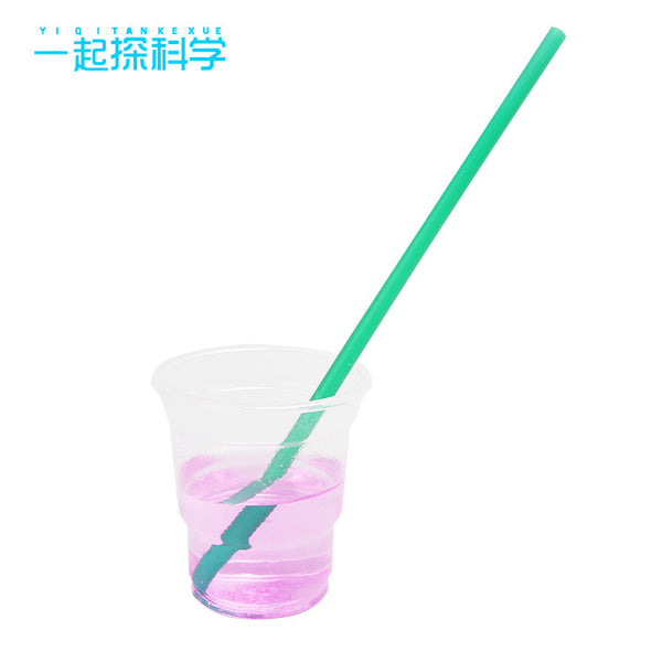Children's science experiment blowing air color DIY handmade material package primary school students science and technology small production small invention teaching aids