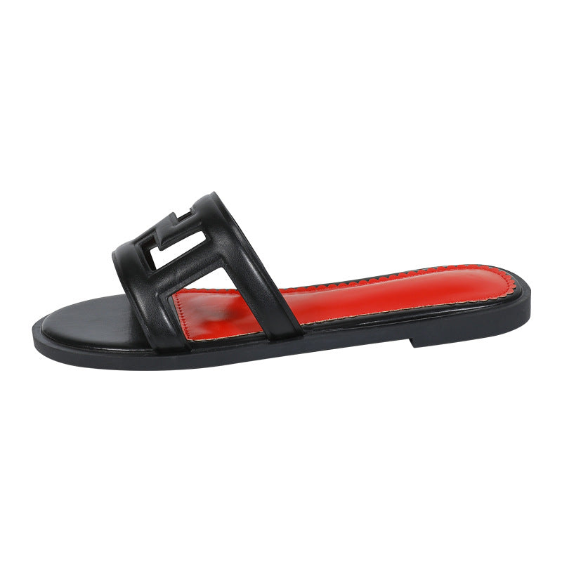2025 new fashion women's summer non-slip round toe flat shoes for outdoor and indoor wear