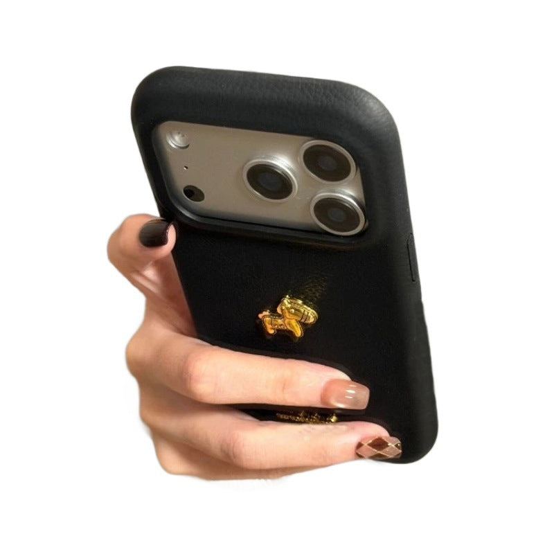 Xiaojinma new year case is suitable for apple 17 mobile phone case iphone13 leather pattern xiaomi huawei soft case 11 leather pattern