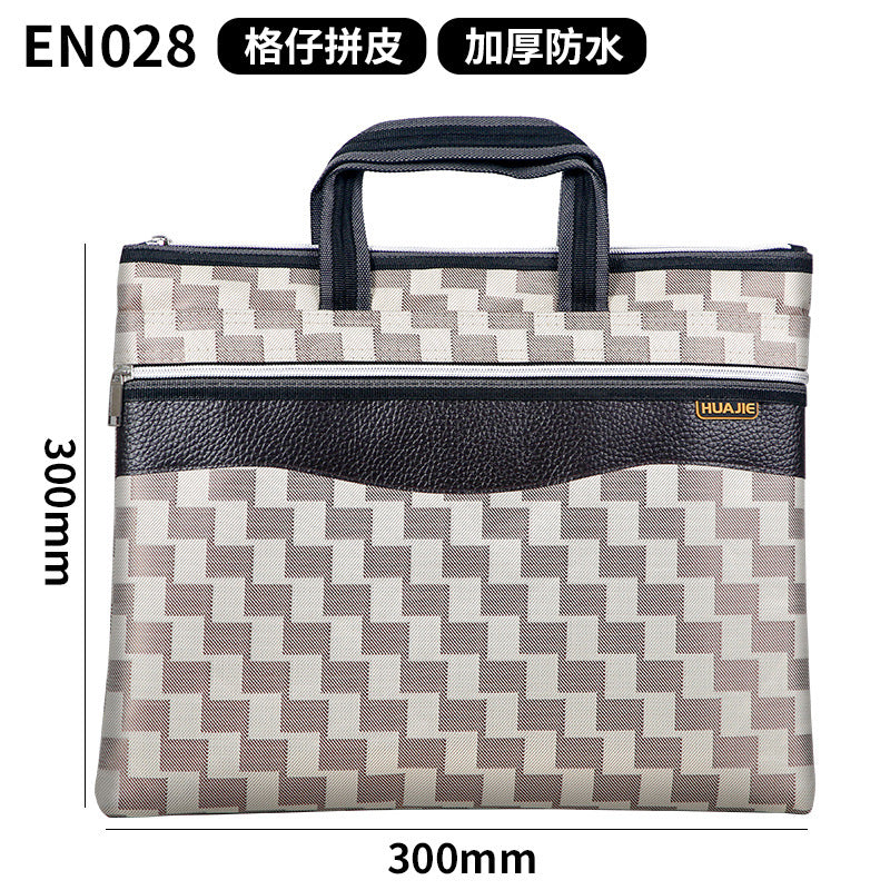 File bag a4 portable storage bag office bag classic simple cloth document data storage bag business bag