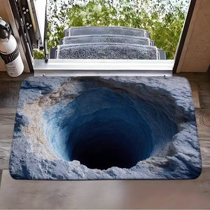 hot-selling stereo visual trap floor mat for home entrance door mat bathroom absorbent foot mat