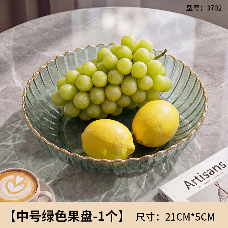 For home plate small creative living room fruit plate accessible luxury good-looking coffee table snack plate melon seeds peanut candy plate