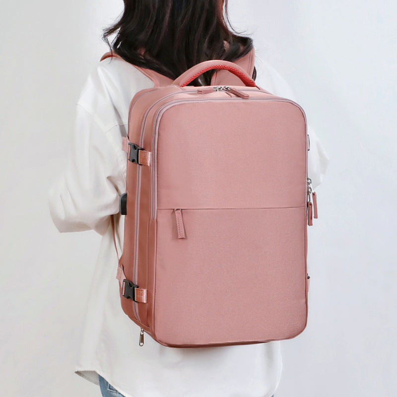 New business travel backpack women's multi-functional luggage backpack short business trip laptop bag boys