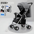 Baby stroller - lightweight, foldable, reclining, four-wheel pushchair for infants and toddlers - one-click folding - dropshipping available