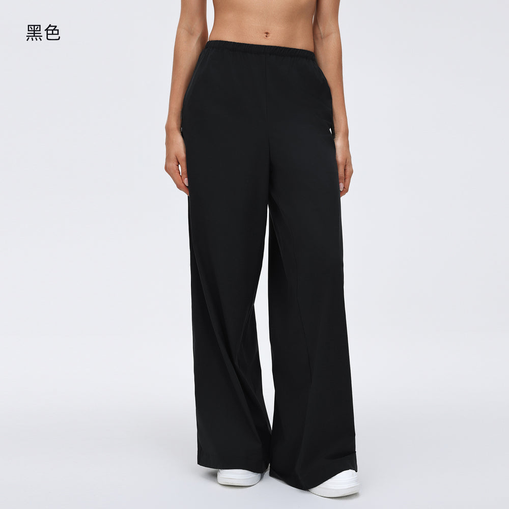 Spring new arrival: loose fit, flowy casual pants - effortlessly stylish wide leg trousers for dance, yoga, and activewear - women's d26030