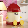 Cartoon home desktop trash can - mini, cute, high-value storage for office, bedroom, dorm, and desk