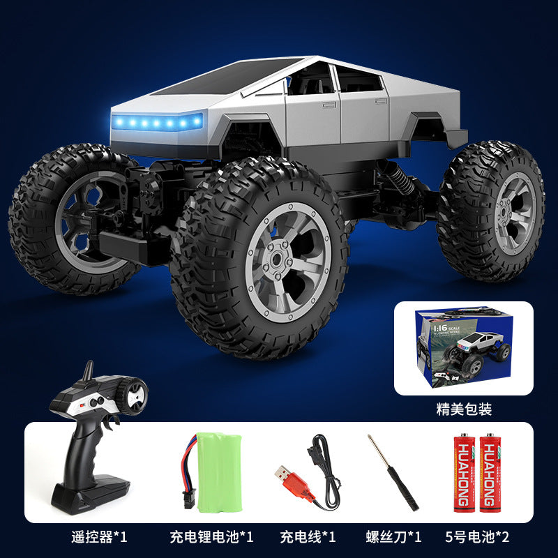 new high and low speed lighting tesla cyber pickup bigfoot 2.4g off-road remote control car remote control car
