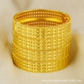 middle eastern gold-plated women's bangle luxury jewelry designer indian bracelet african arabian wedding