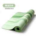 Yoga mat non-slip natural rubber women's fitness home use soundproof thickened shock absorption floor mat pu extra large extra wide mat