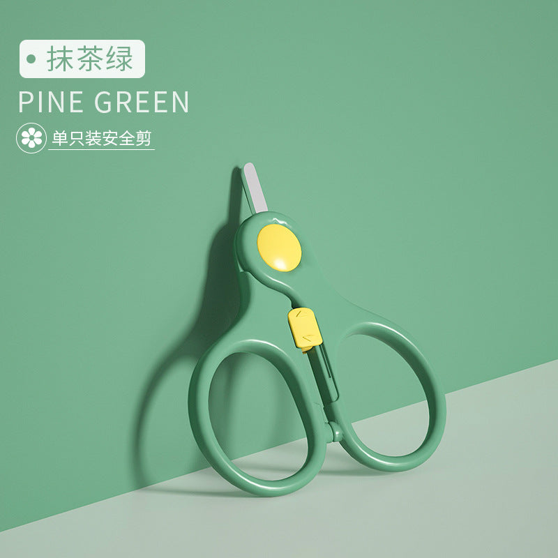 Babi Elephant Baby Nail Scissors Newborn Special Children's Nail Scissors Baby Anti-Clip Meat Nail Scissors Baby Nail Grinder