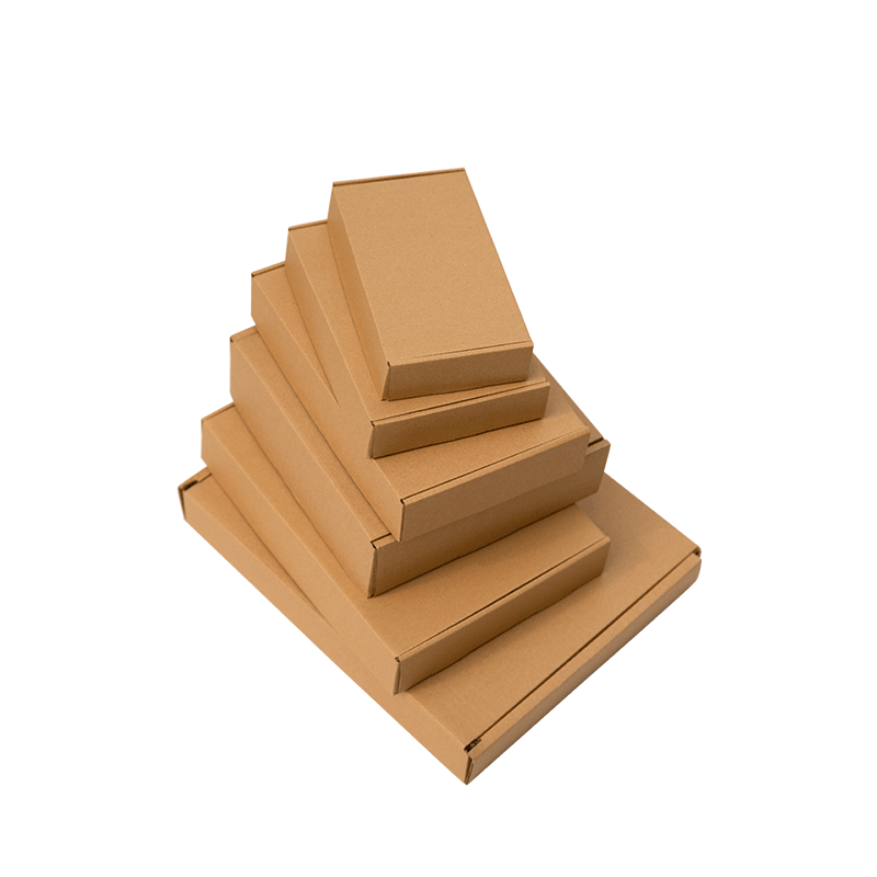 Aircraft box Customized 3c digital computer bracket Flat express packaging Printing kraft corrugated box