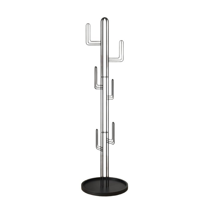 Casual floor-standing clothes rack, cactus coat rack, corner clothes rack, living room clothes rack, floor-standing mirror all-in-one coat rack