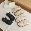 Customized children's sandals summer korean style girls' crossover strap princess shoes fashionable mid-to-large children's performance dance sandals