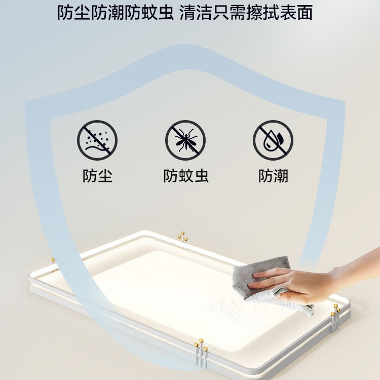 Living room main light modern simple atmosphere Zhongshan lighting combination whole house package super bright rectangular living room ceiling light