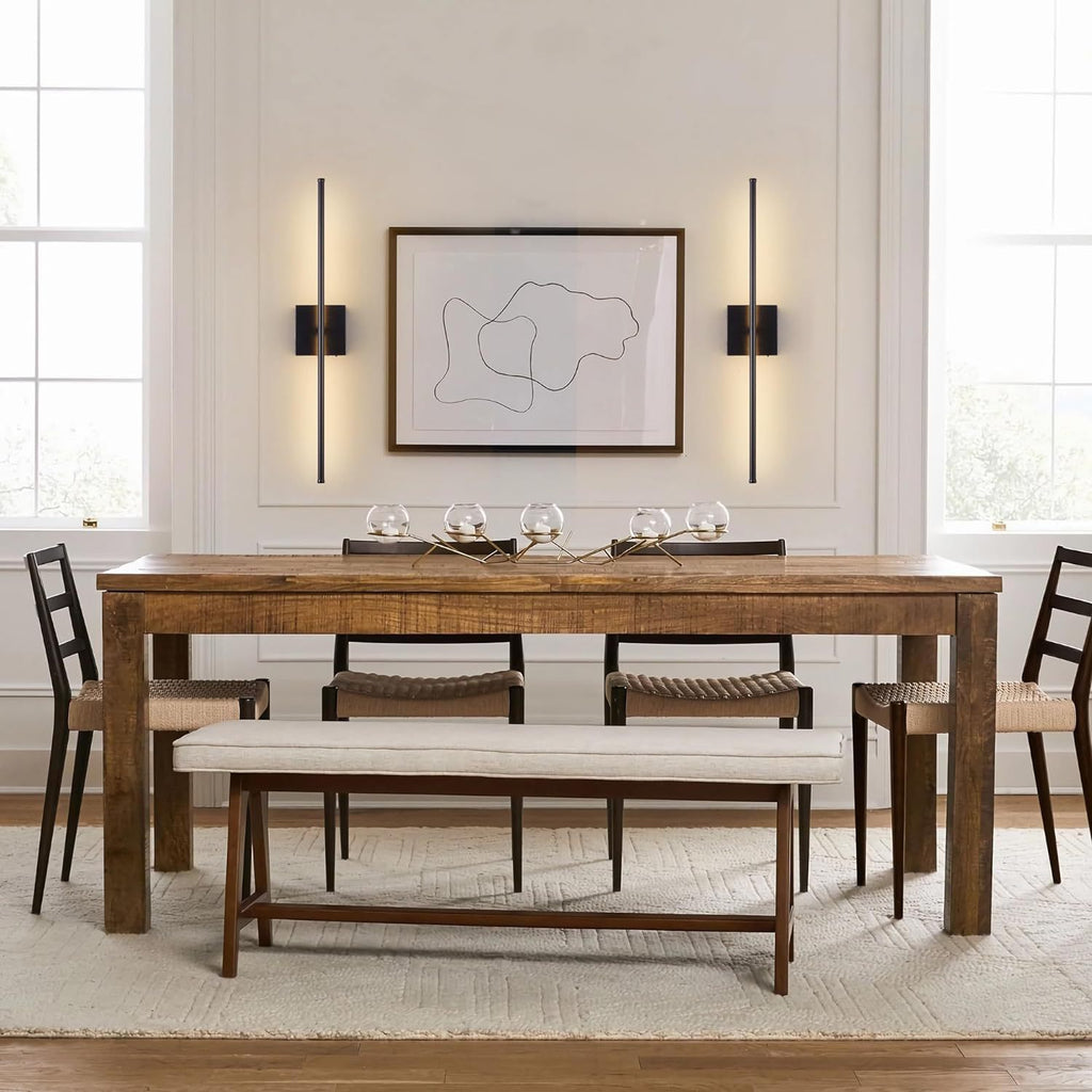 hot sale line wall lamp square bottom box strip living room sofa TV background bedroom bedside lamp