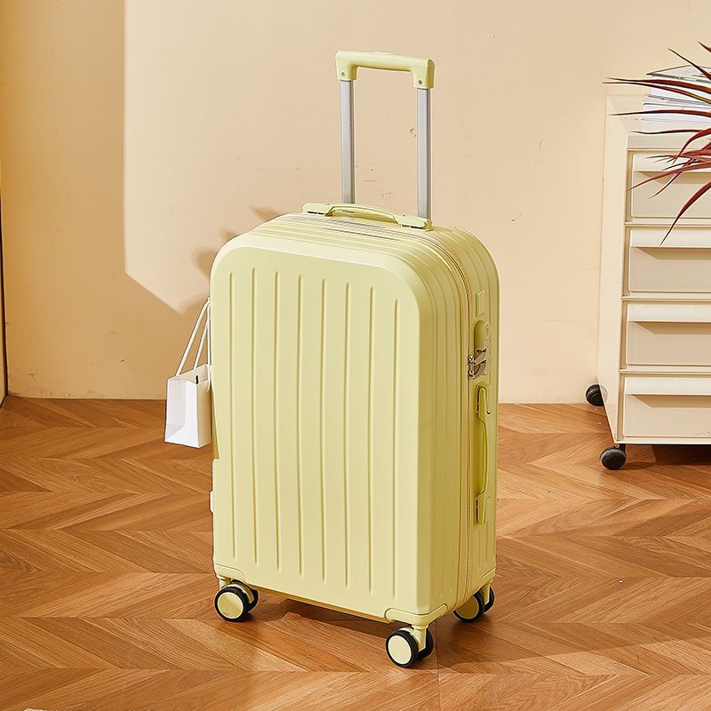 Luggage aluminum frame 20 pull rod box universal wheel 24 female male student 26 boarding password leather box 28inch suitcase