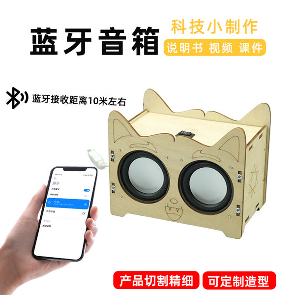 Technology small production Bluetooth speaker model small invention, primary school students stem science experimental equipment children science and education