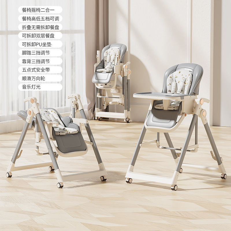 Baby Portable Multifunctional Chair Foldable Household Baby Dining Chair Baby Dining Table Chair Children's Dining Seat Free Shipping