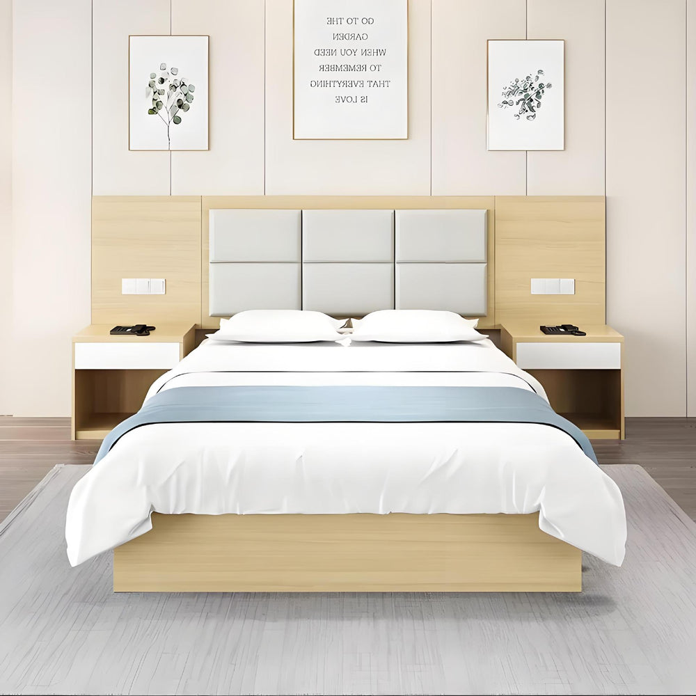 Hotel bed hotel furniture standard room complete set of b&b hotel room large bed apartment dedicated hotel suspended large bed