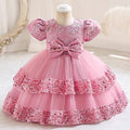 Children's runway performance evening dress