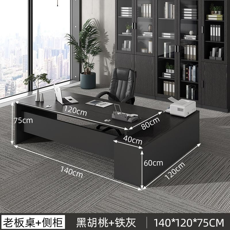 Minimalist modern office desk executive desk manager's desk office desk and chair set single desk office desk