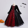 Halloween cosplay costume kids magic witch outfit tutu witch performance costume cross-border e-commerce