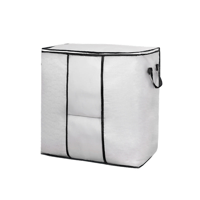 PVC mesh quilt storage bag, finishing bag, dustproof and moisture-proof waterproof clothing bag, large-capacity quilt bag, moving bag.