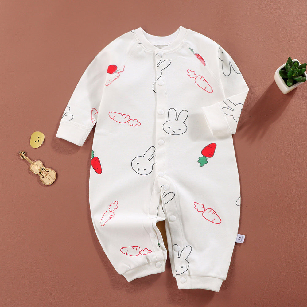 Baby romper - spring/autumn style, 100% cotton, seamless, 3-18 months, crawling suit, cute long-sleeve onesie, baby clothes