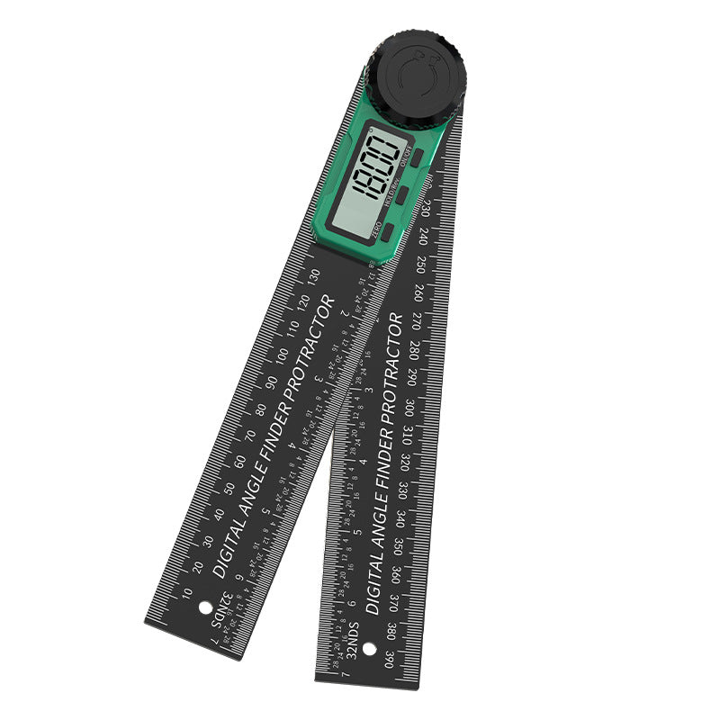 High-precision digital protractor with enhanced thickness – ideal for right angle verification, home inspections, and measuring rooms. multi-functional measuring tool