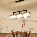 Restaurant chandelier three-head dining table lamp creative stylish tea room lamp modern casualchinoiserie zen bar lamp
