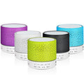 Cracked a9 wireless bluetooth speaker - iron horn stereo sound, outdoor mini portable, card slot, new bass gift box