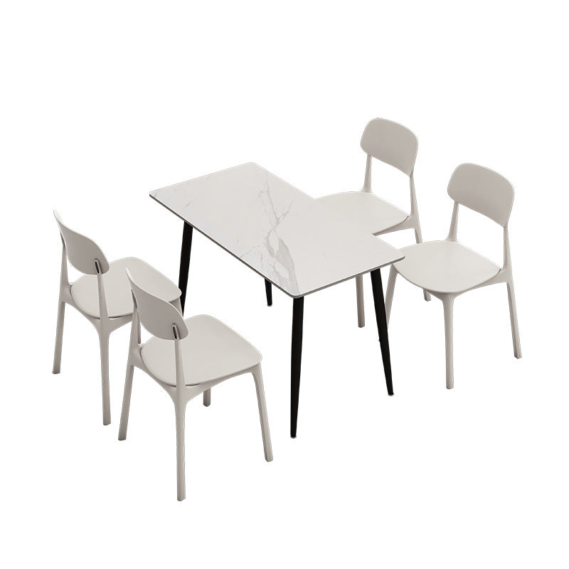 Company staff canteen catering snacks fast food restaurant dining table and chair commercial combination powder shop noodle shop restaurant restaurant school