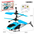 Remote control airplane induction hovering two-channel helicopter - durable, light-up, rechargeable flying toy - factory direct