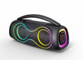 6762 oem customized clear single hand-held rgb active subwoofer conference audio karaoke speaker subwoofer