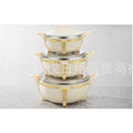 Factory direct sales cross-border hot-selling stainless steel insulation bucket white stone pattern black stone pattern light gold handle classic cross-border hot-selling