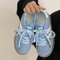 Retro german training shoes women's 2025 spring and autumn new arrivalflatsk-style sports casual shoes color matching easiest for matchfashion sneakers women