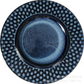 Japanese kiln-turned-beautiful western food plate, household polka dot creative tall spaghetti plate, soup plate, dessert plate