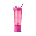 bestseller: portable, high-capacity 600ml sports & fitness blender bottle with direct drink spout - perfect for fresh juice and smoothies