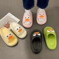 New arrivalcute cartoon slippers eva women's home thick sole shit feeling summeroutwear non-slip sandals women's slippers