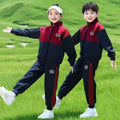 stylish spring/autumn outerwear set for boys and girls - trendy two-piece sportswear for students - cross-border e-commerce