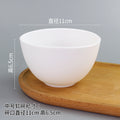 Medium soft bowl white