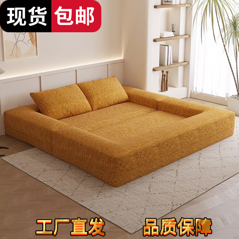 Lazy tatami sofa bed - vacuum compressed, foldable, 2-in-1 sofa - perfect for small spaces, living rooms, bedrooms, and home use